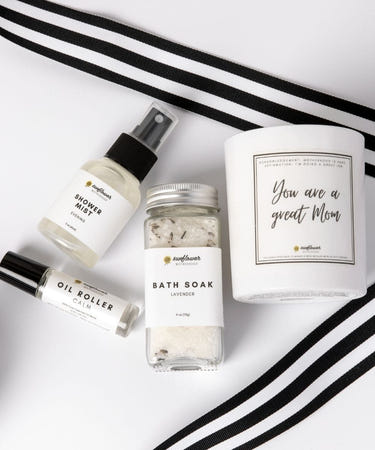 Relax + Unwind Bundle: soothing bath and body essentials for babies, promoting calm and comfort during bath time.