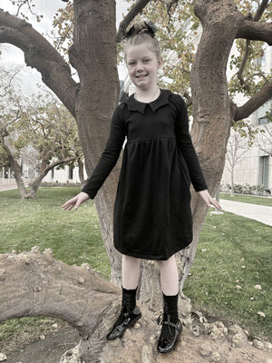 Bat Collar Dress (Babies/Toddlers/Kids)