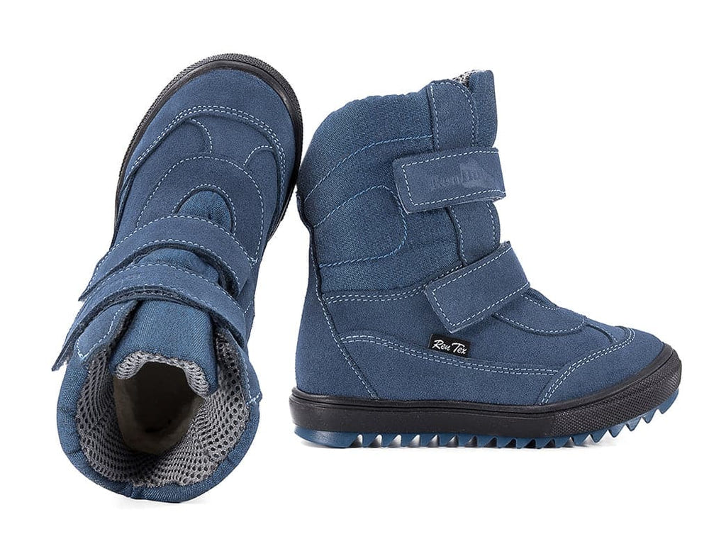 Boys Navy High Winter Boots - Stylish and warm footwear for little feet. Perfect for cold weather adventures.