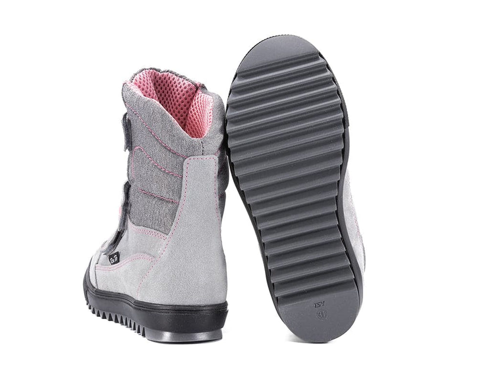 Girls Winter Boot in Silver Gloss - Stylish and warm footwear for little ones. Perfect for winter adventures!