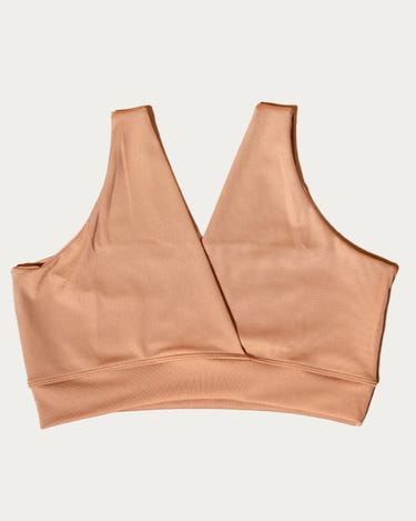 Mocha Mousse FourthWear Postpartum Bralette for comfort and support during recovery.