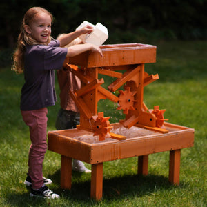 Outdoor Wooden Water Table for Toddlers | Kids’ Sensory Play Station