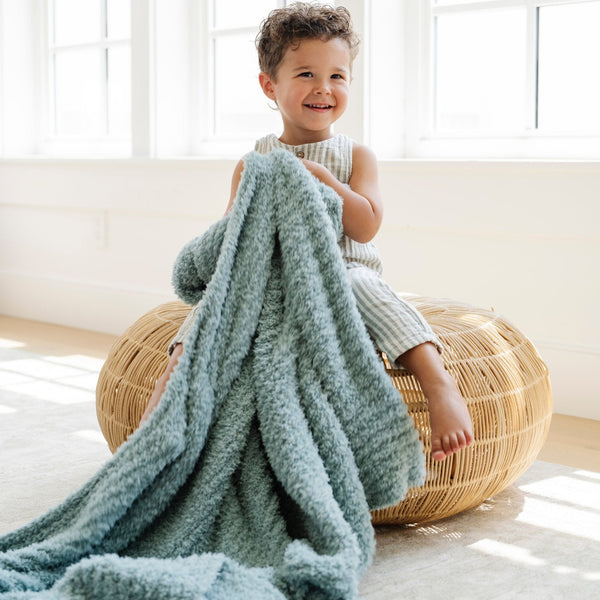 RIBBED BAMBONI® TODDLER BLANKETS