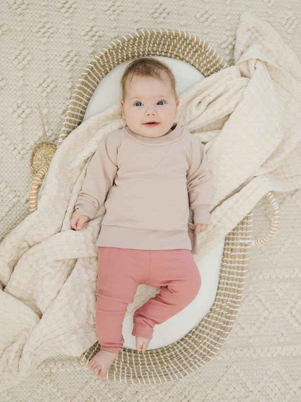 Ribbed Bamboo Leggings for Kids - Multiple Colors