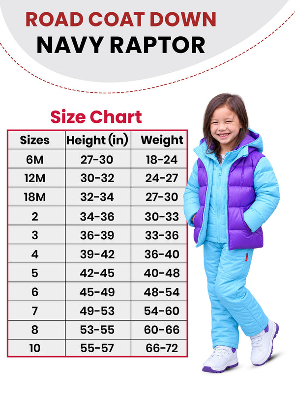 Car Seat Coat | The Road Coat Down - Aqua/Purple