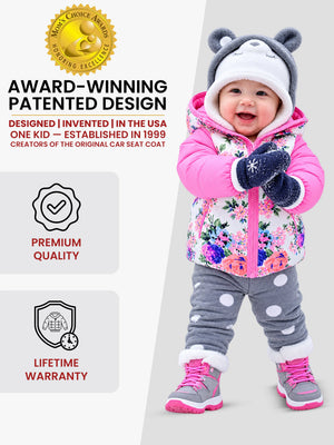 Car Seat Coat | The Road Coat Down - Floral Print