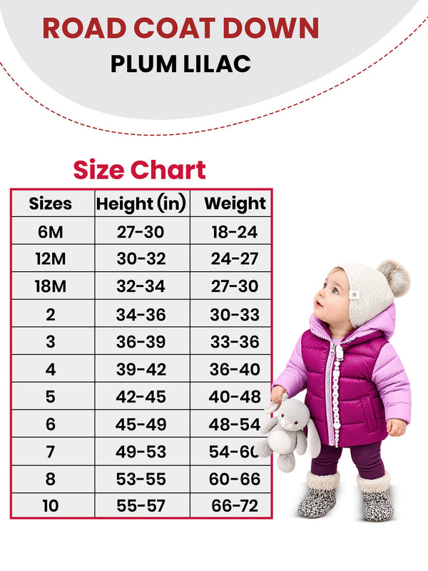 Car Seat Coat | The Road Coat Down - Lilac/Plum
