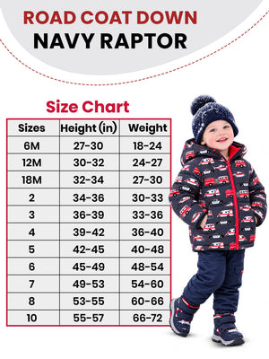 Car Seat Coat | The Road Coat Down - Rescue Print