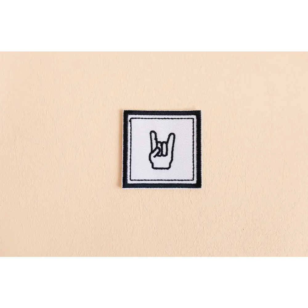 Rock on Iron-on Patch