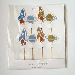 Rocketship Toppers (8pcs)