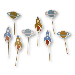 Rocketship Toppers (8pcs)