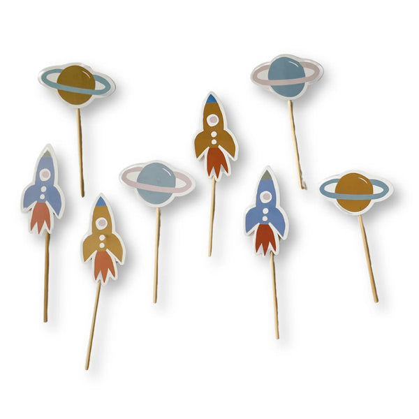 Rocketship Toppers (8pcs)