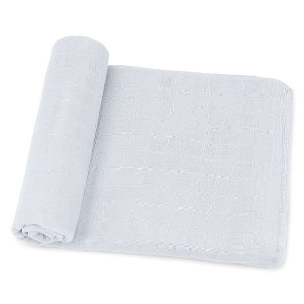 Muslin Swaddle Blanket in White, 1 Pack