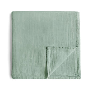 Organic Cotton Muslin Swaddle Blanket