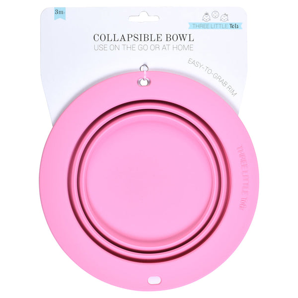 Rose Collapsible Bowl for Travel or Home