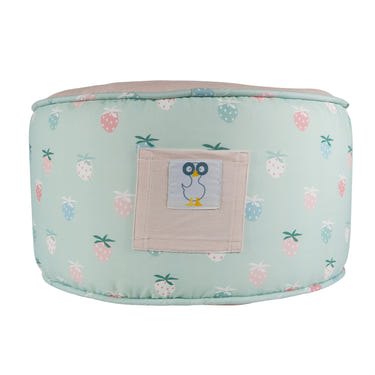 Rosie Berry Strawberry Pouf - a stylish and cozy seating option for babies and toddlers.