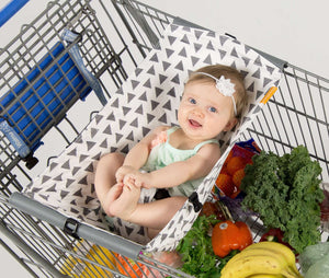 Baby Shopping Cart Hammock | Triangles
