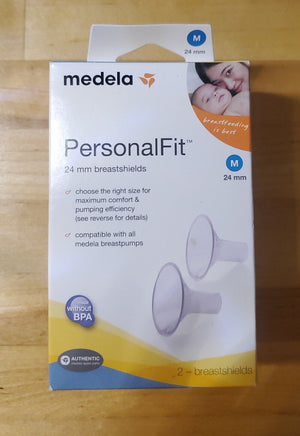 Medela PersonalFit Flange 24mm - Spare part for breast pumps, old style, essential for comfortable pumping.