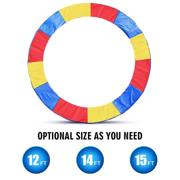 Colorful Safety Round Spring Pad Replacement Cover for 14' Trampoline