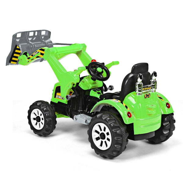 12V battery-powered kids ride-on dumper truck, perfect for outdoor play and imaginative adventures.