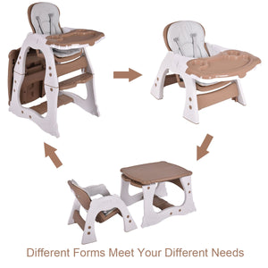 3 in 1 Infant Table and Chair Set High Chair for babies, showcasing versatility and comfort in a stylish design.