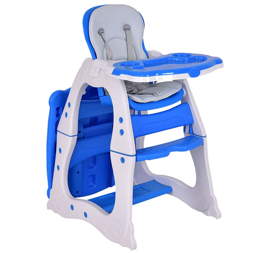 3 in 1 infant table and chair set, featuring a high chair for babies, shown from angle 9. Perfect for mealtime and playtime.