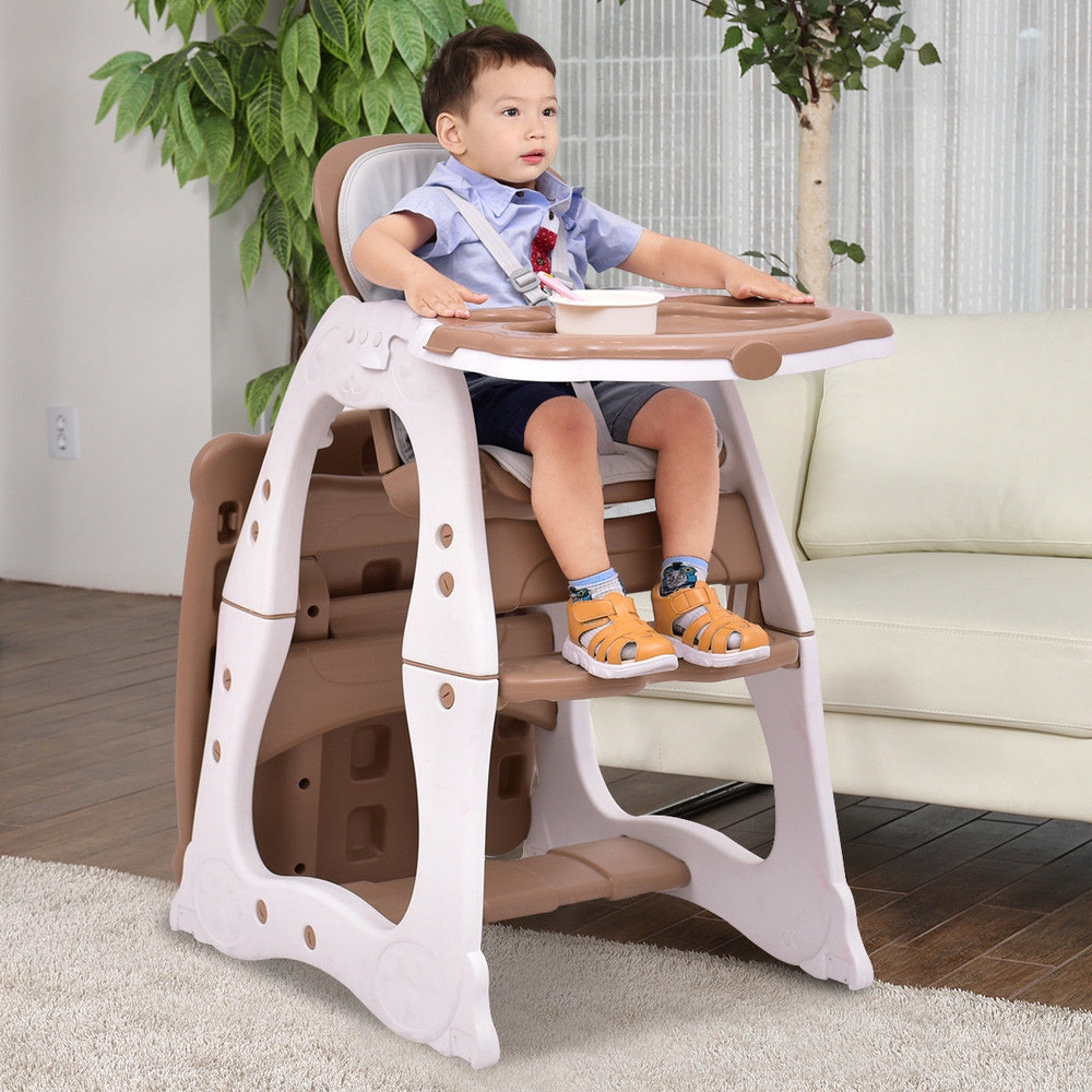 3 in 1 Infant Table and Chair Set Baby High Chair for comfortable feeding and playtime. Ideal for babies and toddlers.