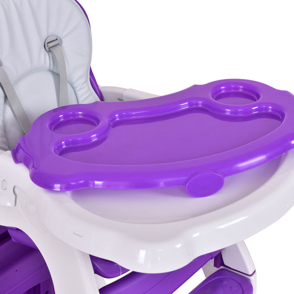 3 in 1 Infant Table and Chair Set for babies, featuring a high chair, viewed at a 20-degree angle.
