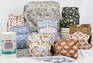 Safari Dreams Ultimate AIO - Cloth Diaper Starter Bundles