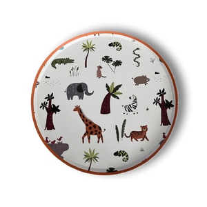 Safari Large Paper Party Plate (8pcs)