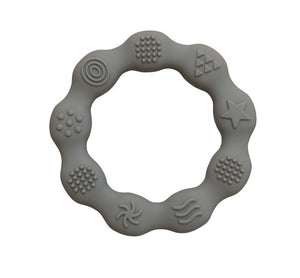 Silicone Teething Ring - Sage