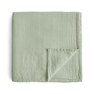 Organic Cotton Muslin Swaddle Blanket