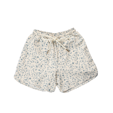 Baby swim trunks in Scandi floral design, UPF protection, made from recycled materials. Perfect for sunny days!