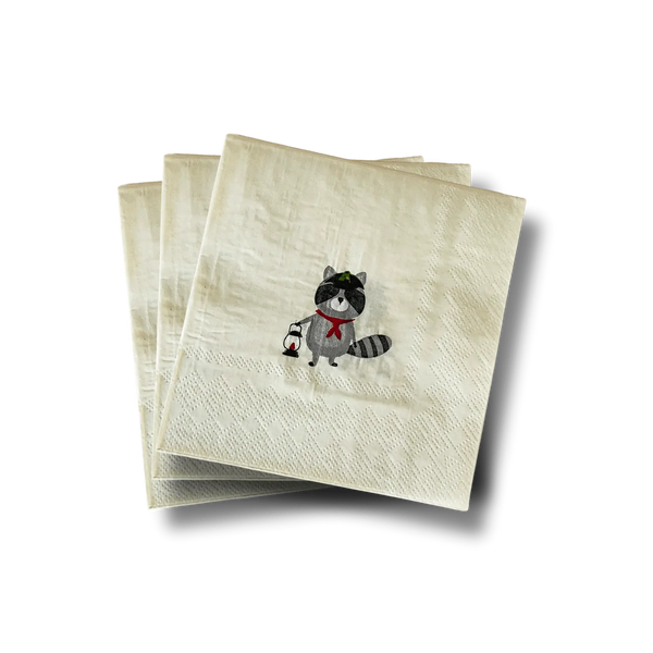 Scout Small Disposable Paper Napkins (16pcs)