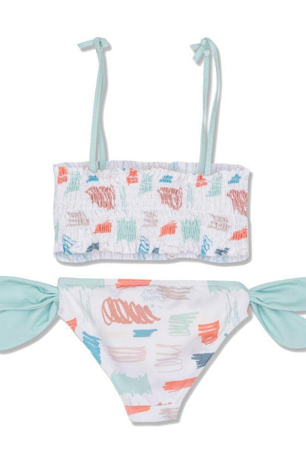 Scribble Girl Bikini - Natural / Scribble