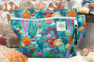 Sea Embroidery - Mini Wet Bag