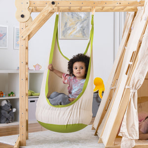 Sensory swing for wall climbers, perfect soothing play add-on for indoor fun (climber not included).