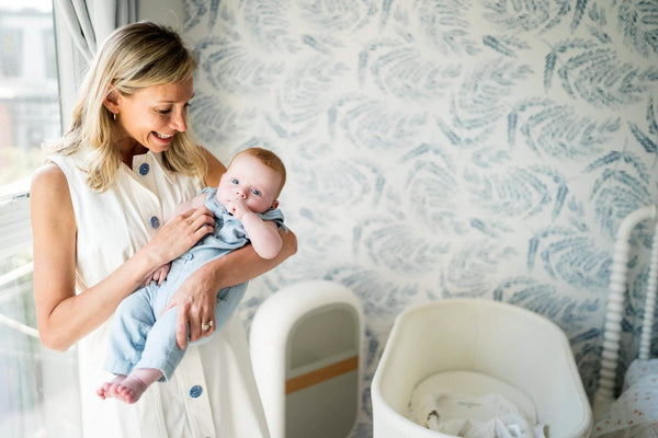 Sereniby Medical-Grade Nursery Purifier with SafeFlow™ Technology for safe sleep and clean air in baby’s nursery.