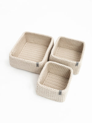 Set of 3 Drawer Storage Organizers