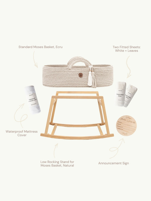 Essential Moses Basket Set Standard