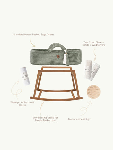 Essential Moses Basket Set Standard