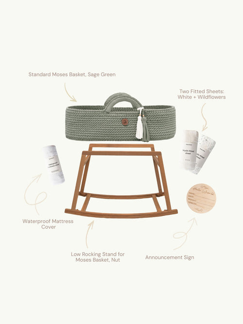 Essential Moses Basket Set Standard