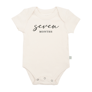 graphic bodysuit | seven months milestone charcoal