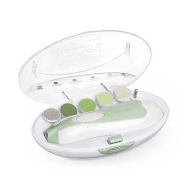 Haakaa Baby Nail Care Set - Meadow: Safe nail clippers for infants, featuring gentle design and vibrant colors.