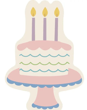 Shaped Birthday Cake Plate