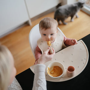 Mushie Silicone Suction Bowl for Babies Learning to Feed