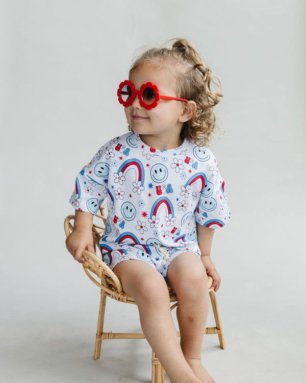 Shorts Set | Little Miss USA - MOOGCO Baby