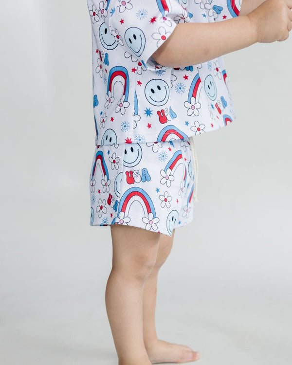 Shorts Set | Little Miss USA - MOOGCO Baby