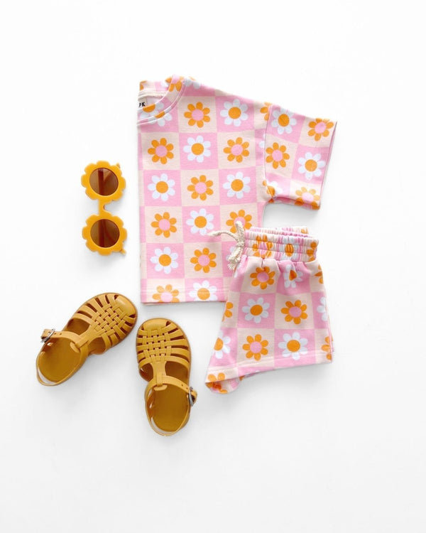 Shorts Set | Retro Daisy - MOOGCO Baby