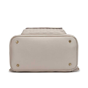 Signature Diaper Bag Pearl White